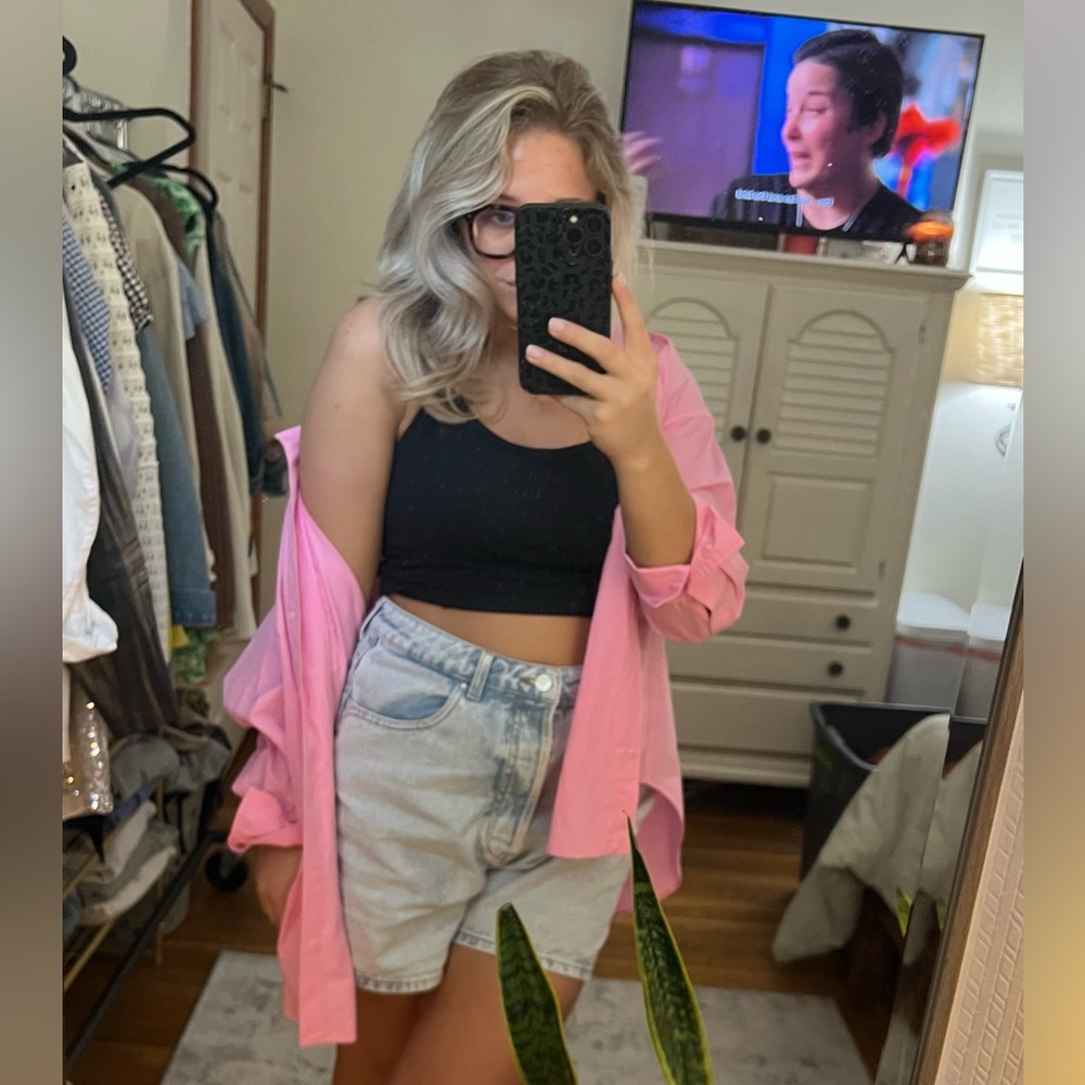 Zara Button Down Oversized Shirt